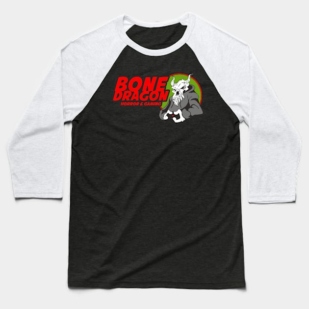 BoneDragon Banner Shirt Baseball T-Shirt by crowjandesigns